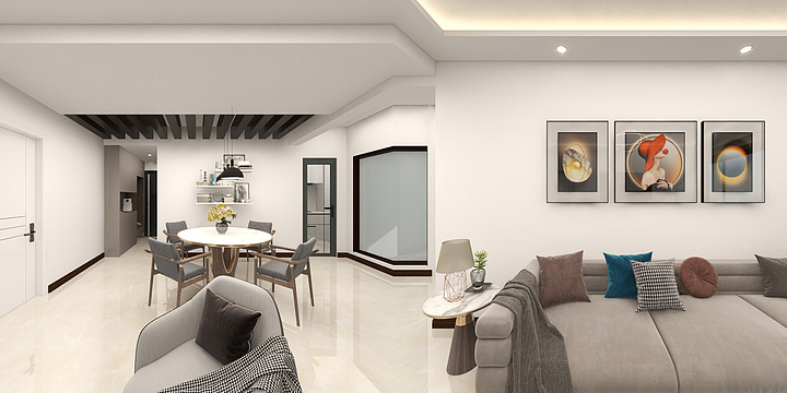 私宅设计张工-温莎杰座效果-装修设计方案