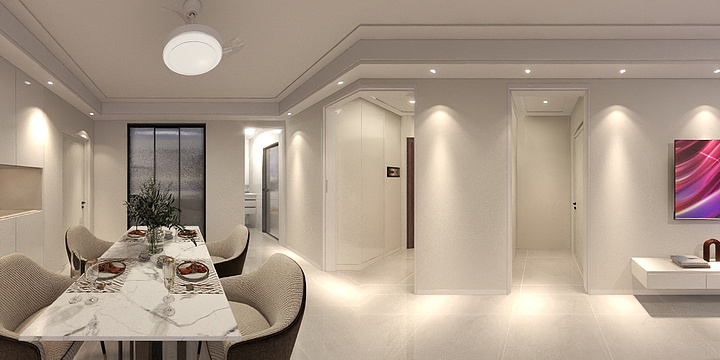 全景效果图000-济南-越秀-麓端府-装修设计方案