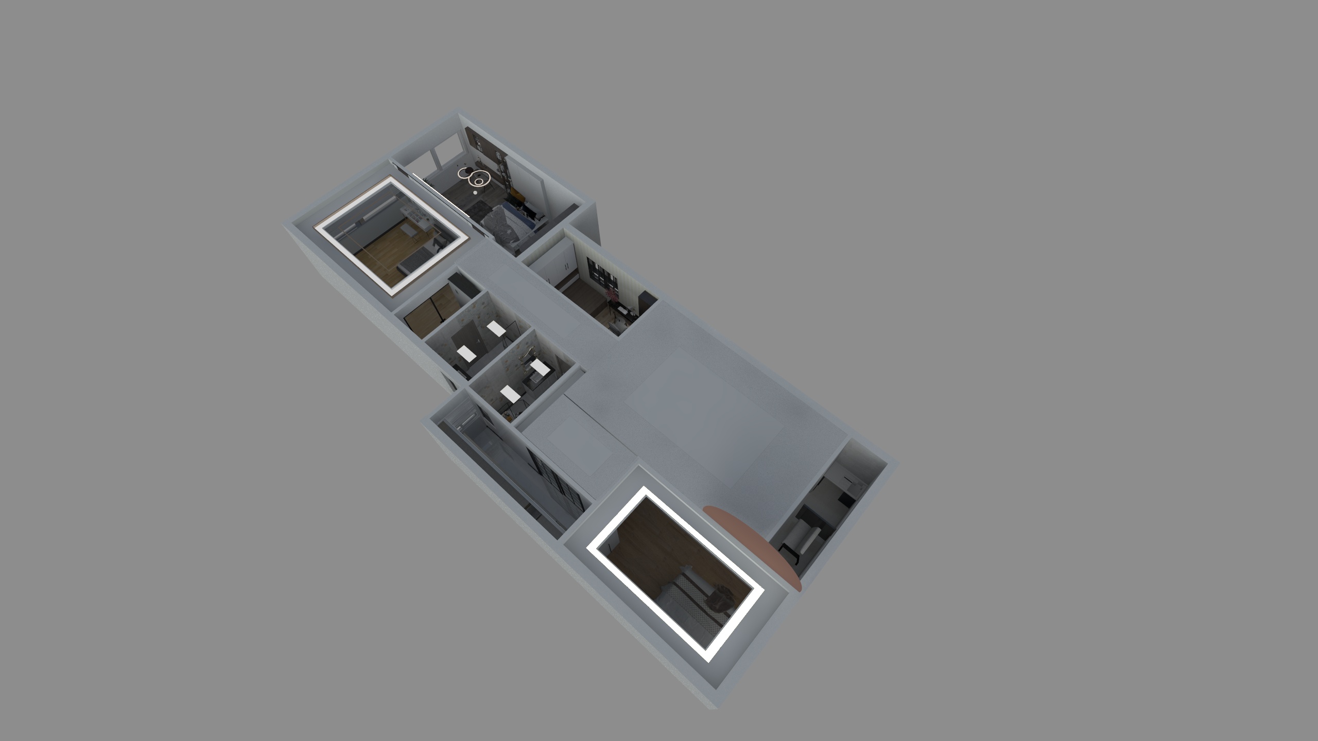 设计师小毅-成都双流国奥村-装修设计方案