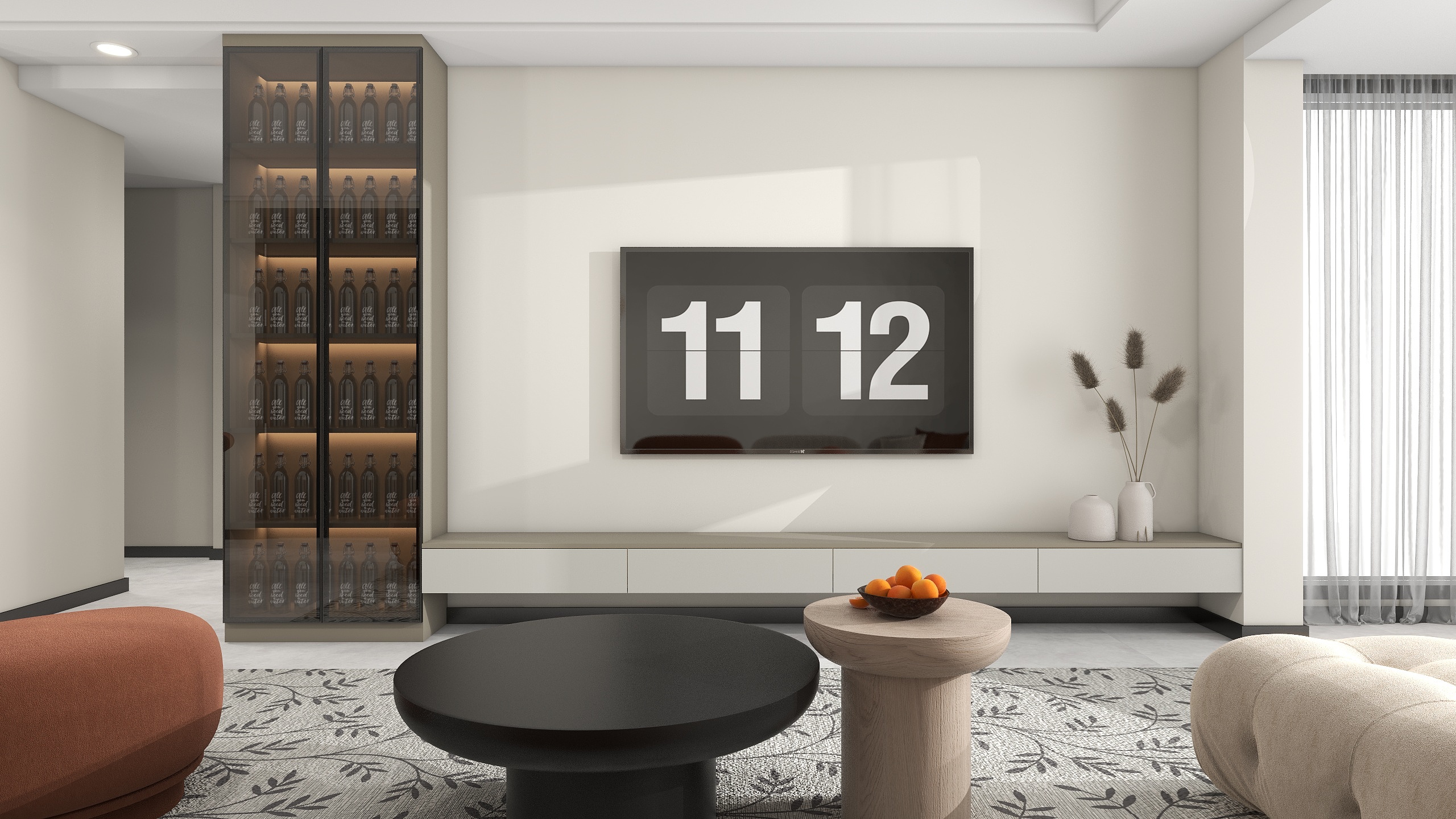 汀汀I吕婷婷-金科I现代奶油风I三室-装修设计方案