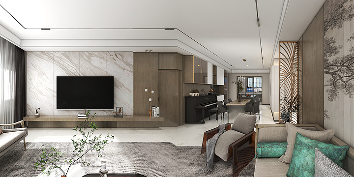 设计师-滑亮-云禧8-2-501-装修设计方案