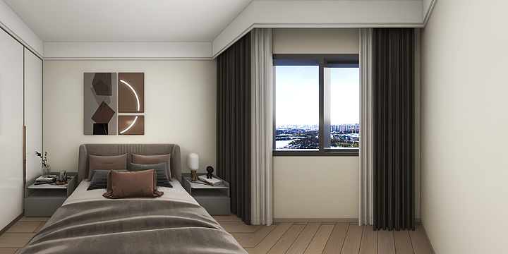 添彩装饰装修有限公司-四季花城三室-副本-装修设计方案