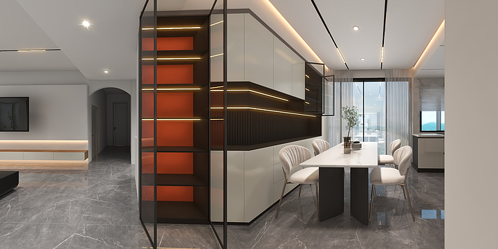 设计小潘007-满月折镜-第二稿-装修设计方案