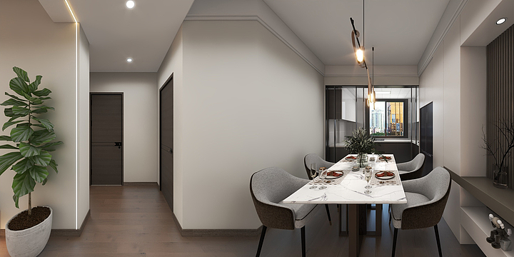 壹泓装饰-中央公园C区2-3-201-装修设计方案