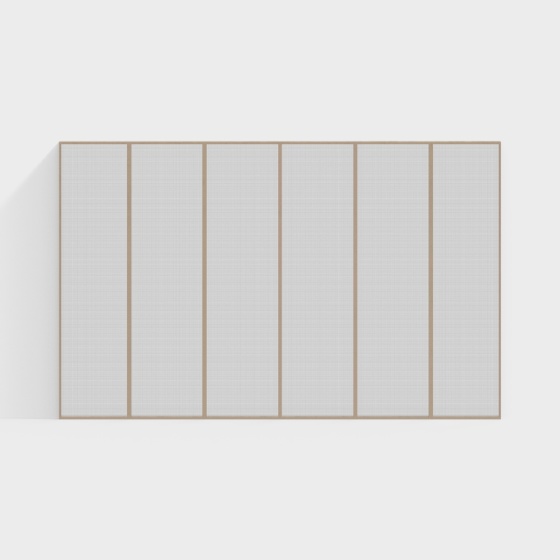 Modern minimalist wired glass partition screen
