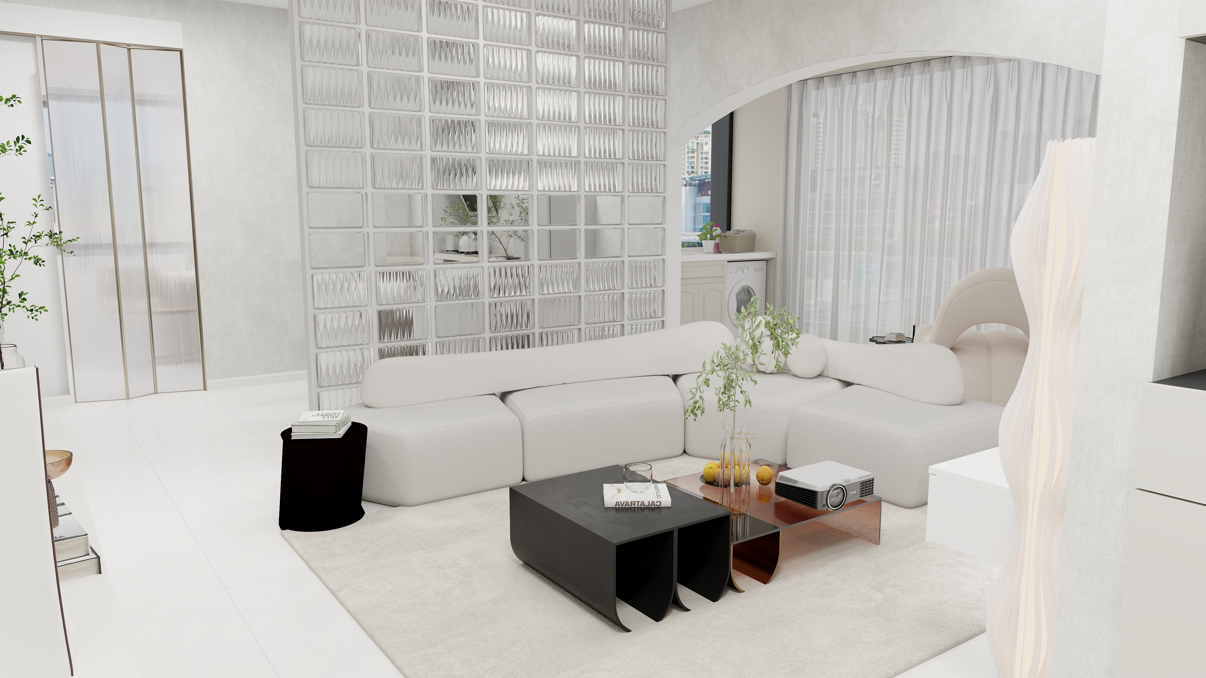 唐懒懒-奶油风三室一厅-装修设计方案