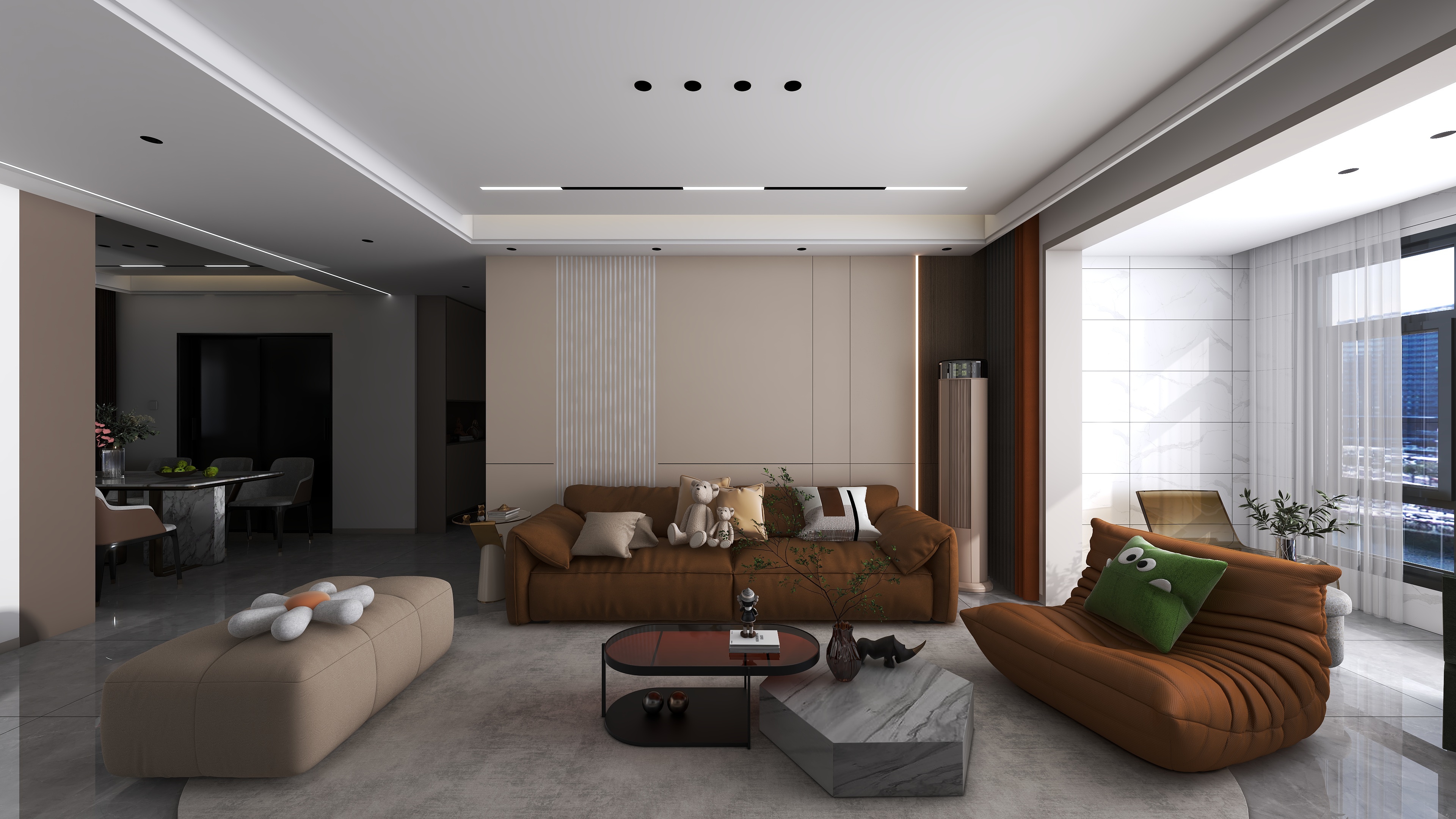 添彩装饰装修有限公司-四季花城灯光实验-装修设计方案