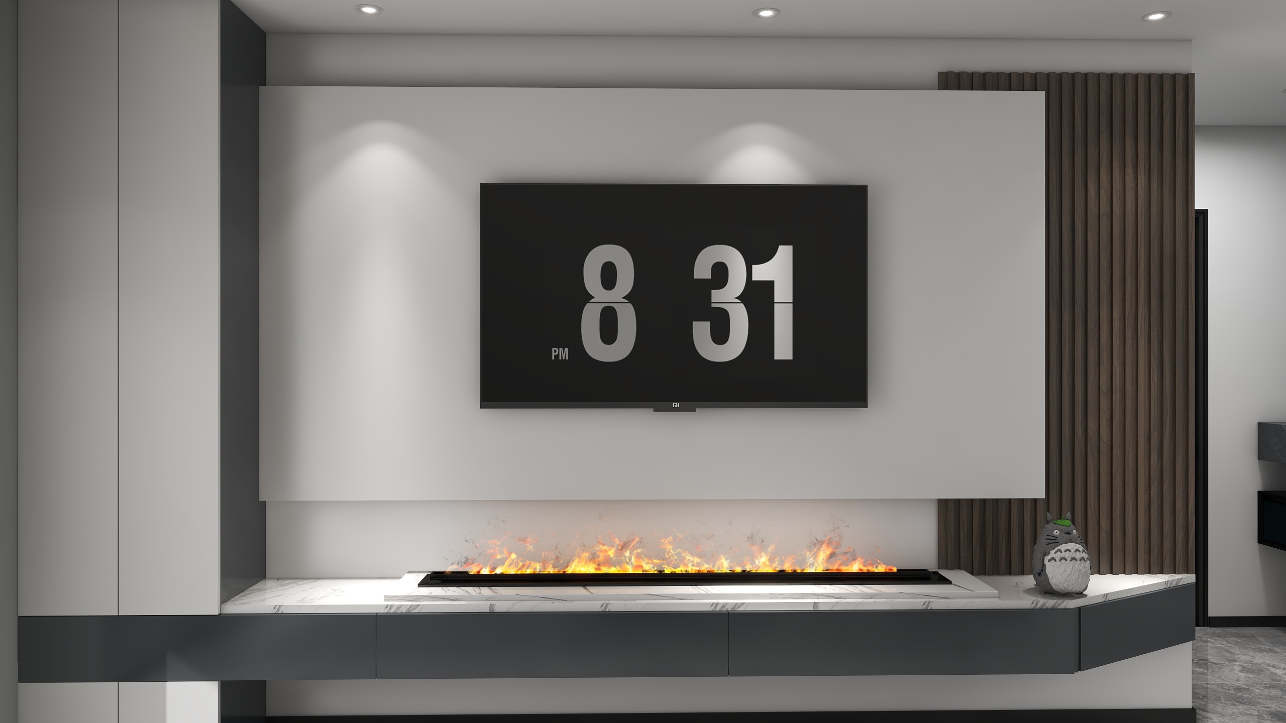 謝凌设计-104㎡3室装修效果图