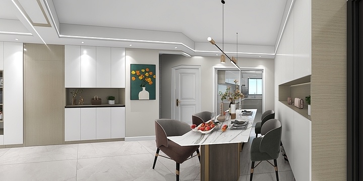 佳轩居装饰小吴-春丰佳苑整墙电视柜方案-装修设计方案