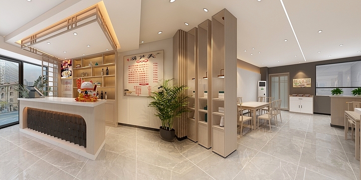 鹤月设计13892529766-长乐路葫芦头饭店效果-副本-装修设计方案