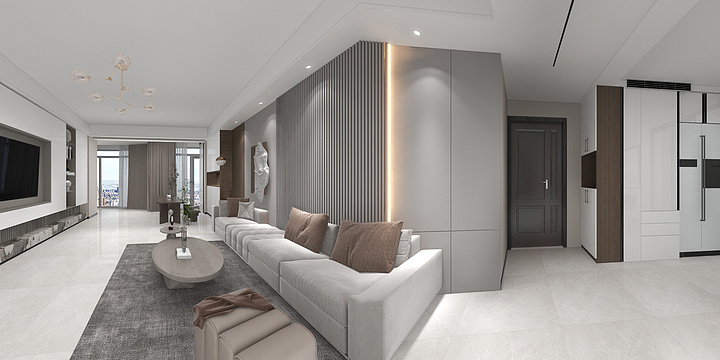 杰瑞杨-天下城160户型1-装修设计方案