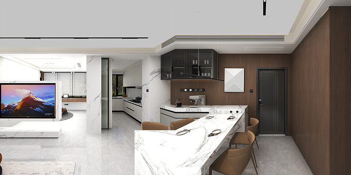 東宅正设计-现代·演绎|青山樽-熊总-装修设计方案