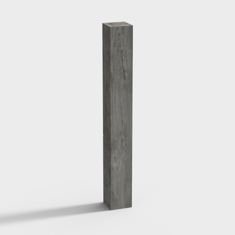 现代木头柱子