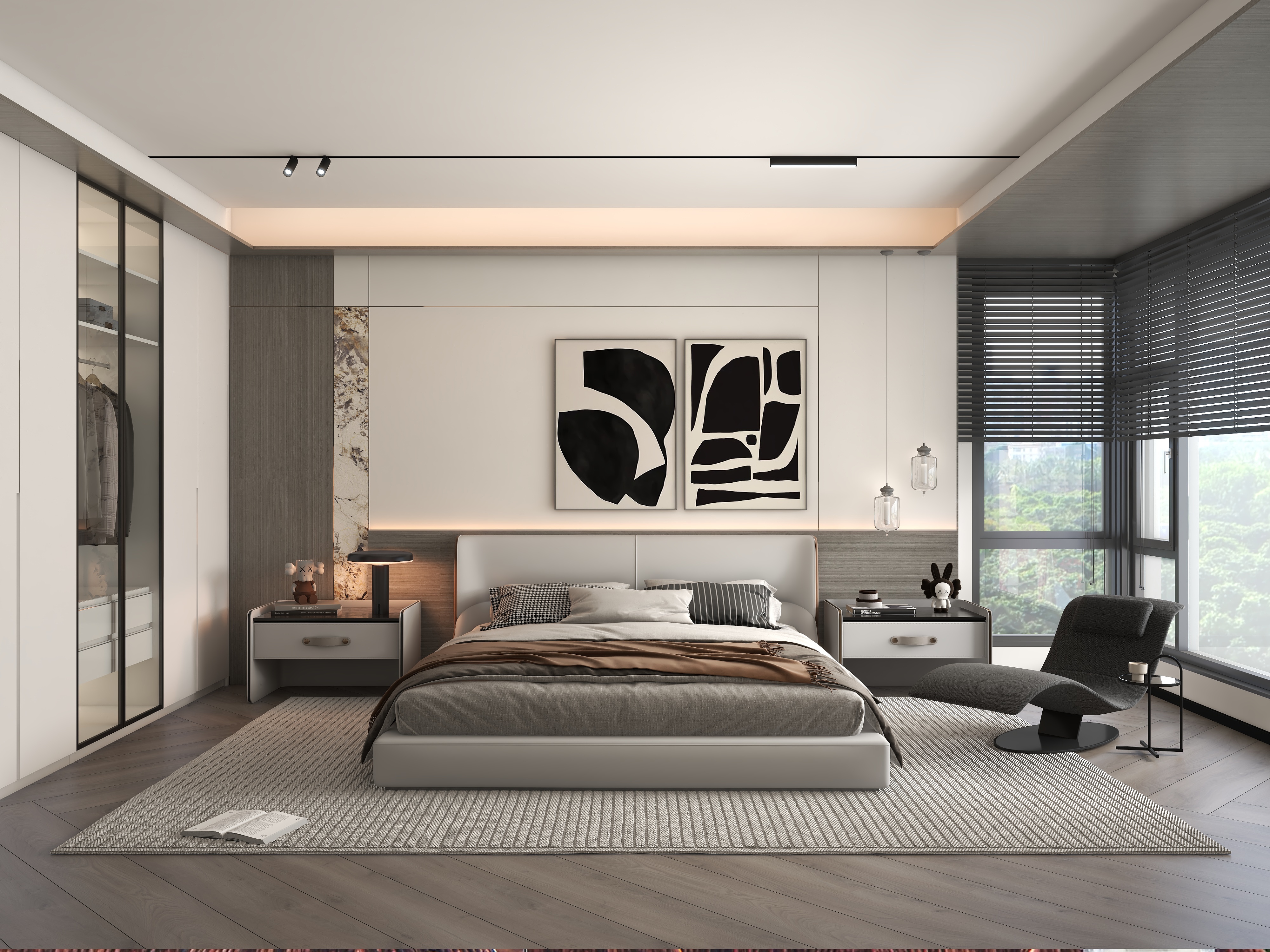 淘之夭夭-现代轻奢卧室-副本-装修设计方案