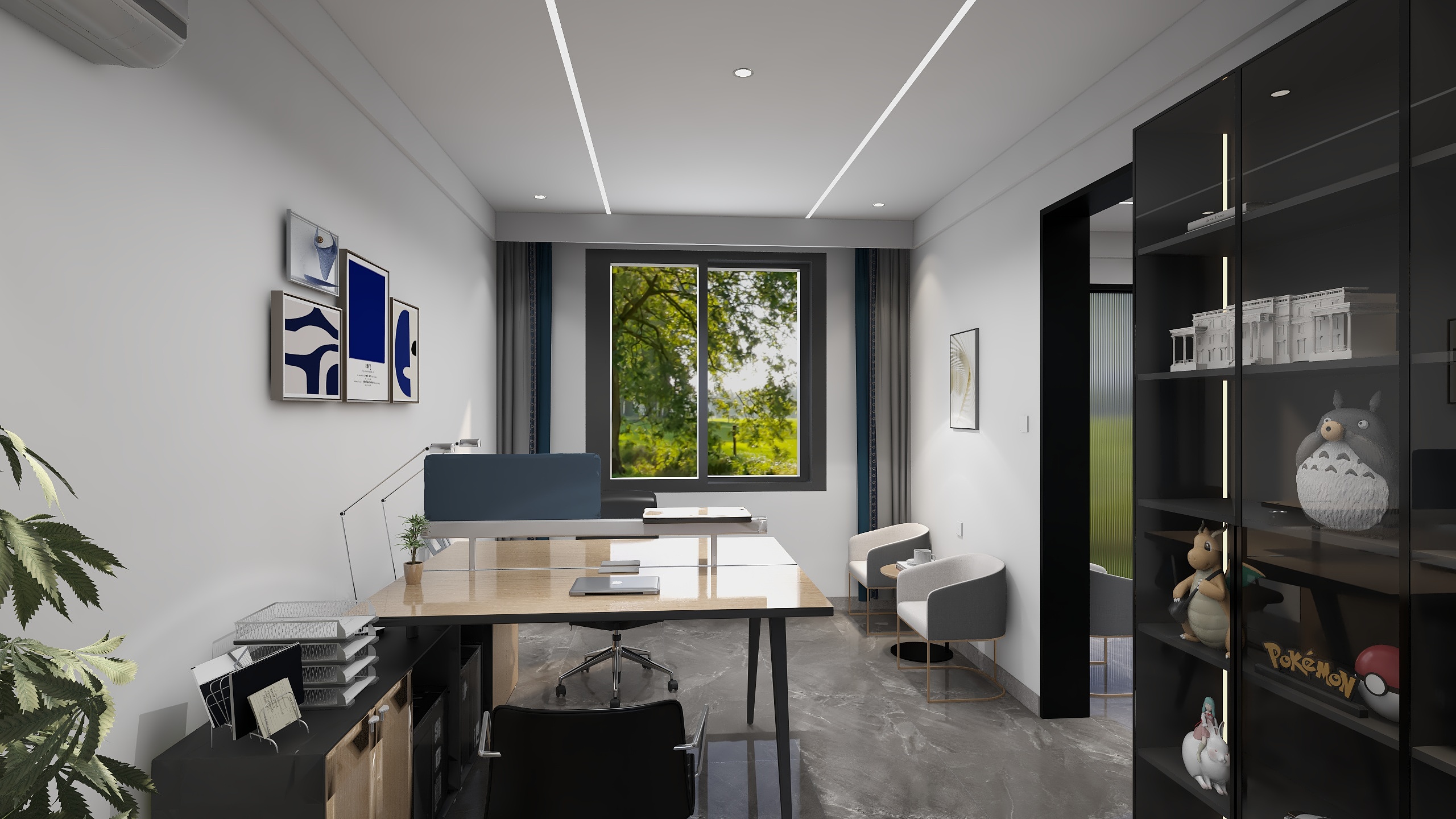 马头山-紫园2栋学生办公室-装修设计方案