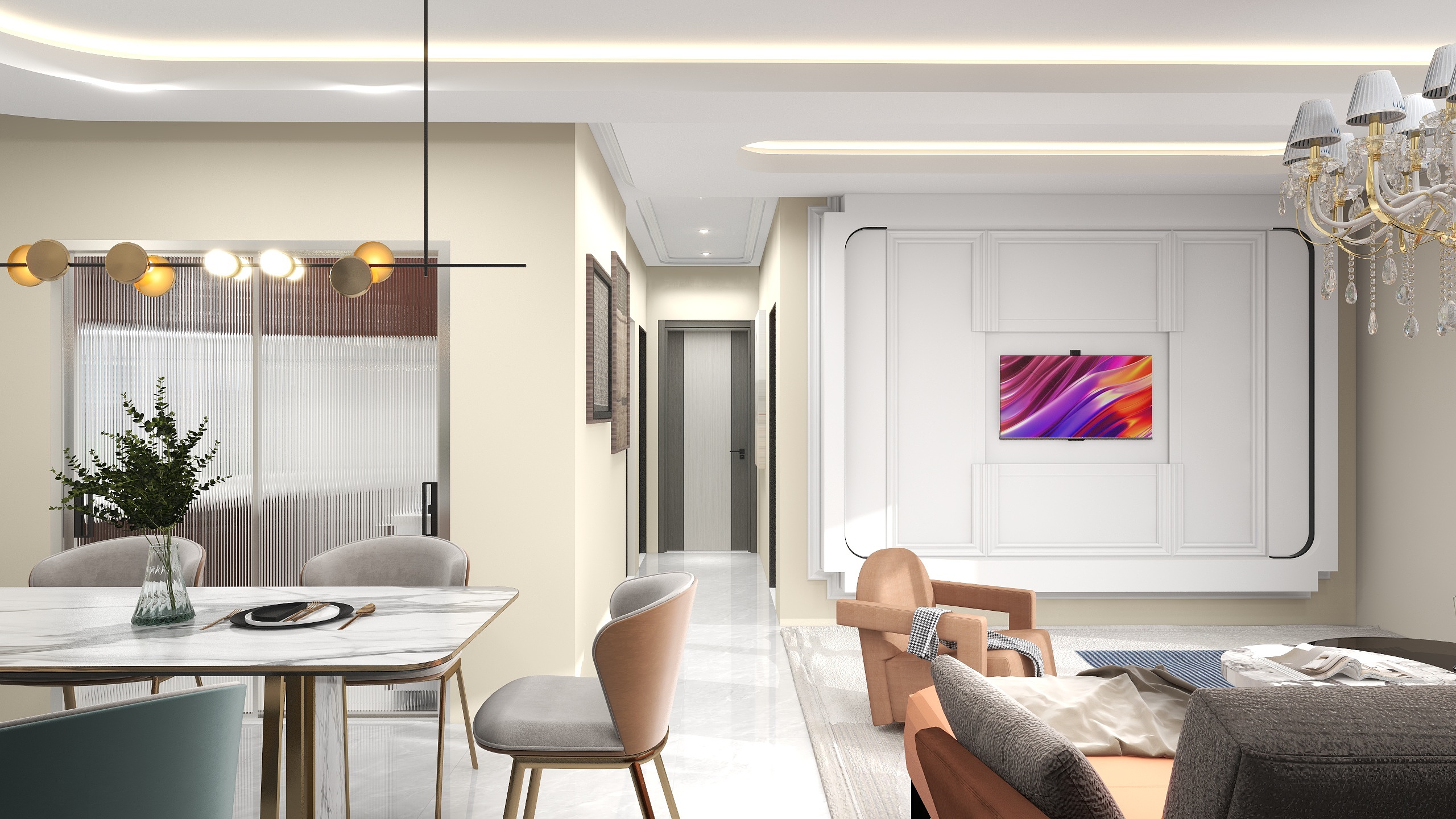 李海榕-奉诚文澜府105㎡3室-装修设计方案