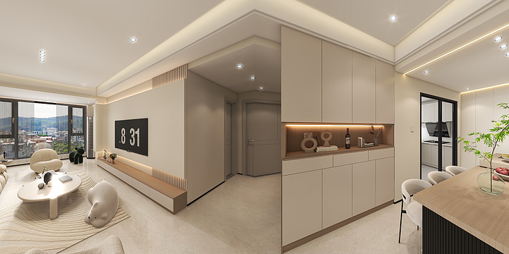 铭宅装饰有限公司-厚园19-1001-装修设计方案