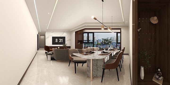 设计之家AAA-九棠府1701无主灯-装修设计方案