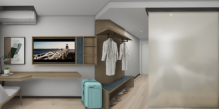 贵州森创建筑有限公司-安顺火车站-七天酒店-装修设计方案