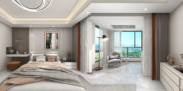 刘杨室内设计-金泰装饰、平层现代简约-装修设计方案