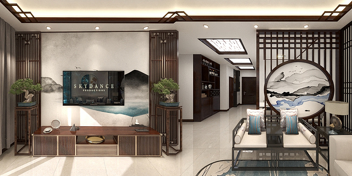 誓言全案设计-富力现代广场-含家具-装修设计方案