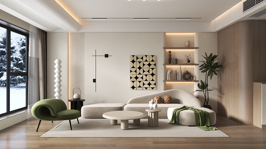 设计师林禹-现代侘寂客餐厅-副本-装修设计方案