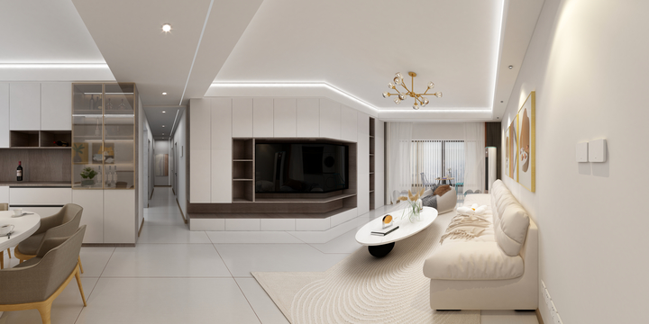 绘蓝空间设计-保利时光印象4室-装修设计方案