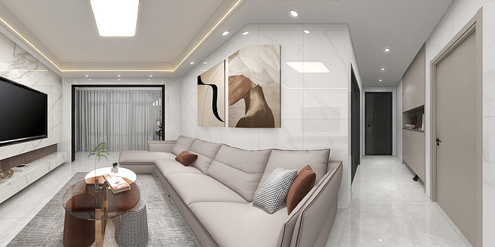 小胡子设计师-时代可园雅居-装修设计方案