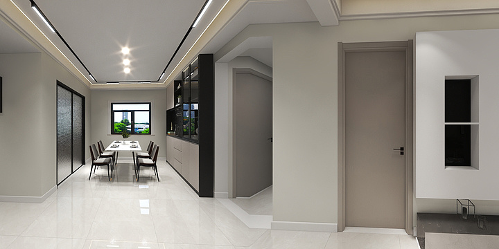 秦小胖0821-国樾府503 无主灯版-装修设计方案