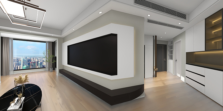 效果图表现师小马-110平三室-装修设计方案