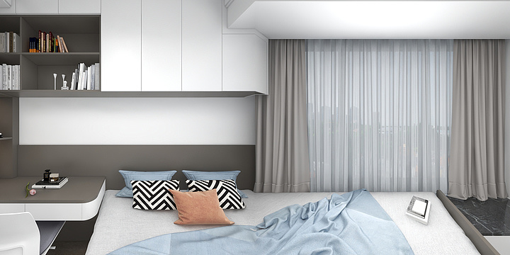 NF家居设计-万科金域悦府C8栋905-装修设计方案