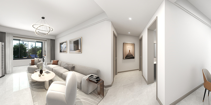 大卫别来无恙-清丰剑桥城3-2-402-装修设计方案