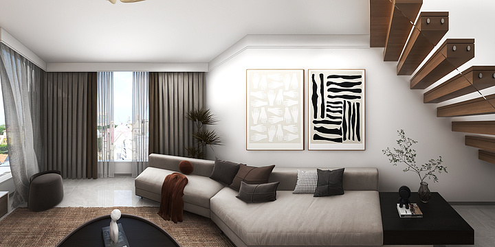 文迪啊-锦绣澜湾91㎡2室-装修设计方案