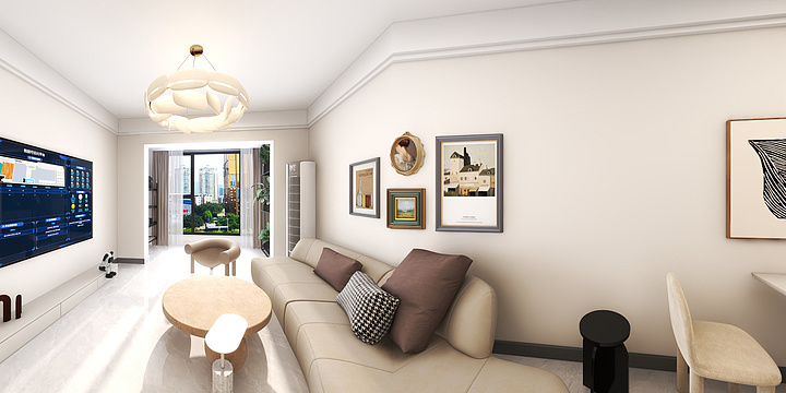 秋枫丶落叶-公园里1-2-301王美女-装修设计方案