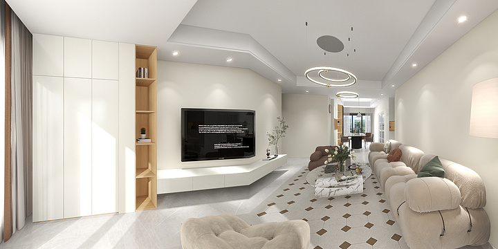 媛媛gLpH-宜昌领地天屿110平方-装修设计方案