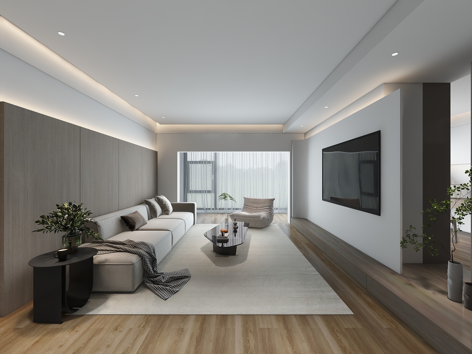 张健刚-随性生活——149平现代简约风舒适美居-装修设计方案