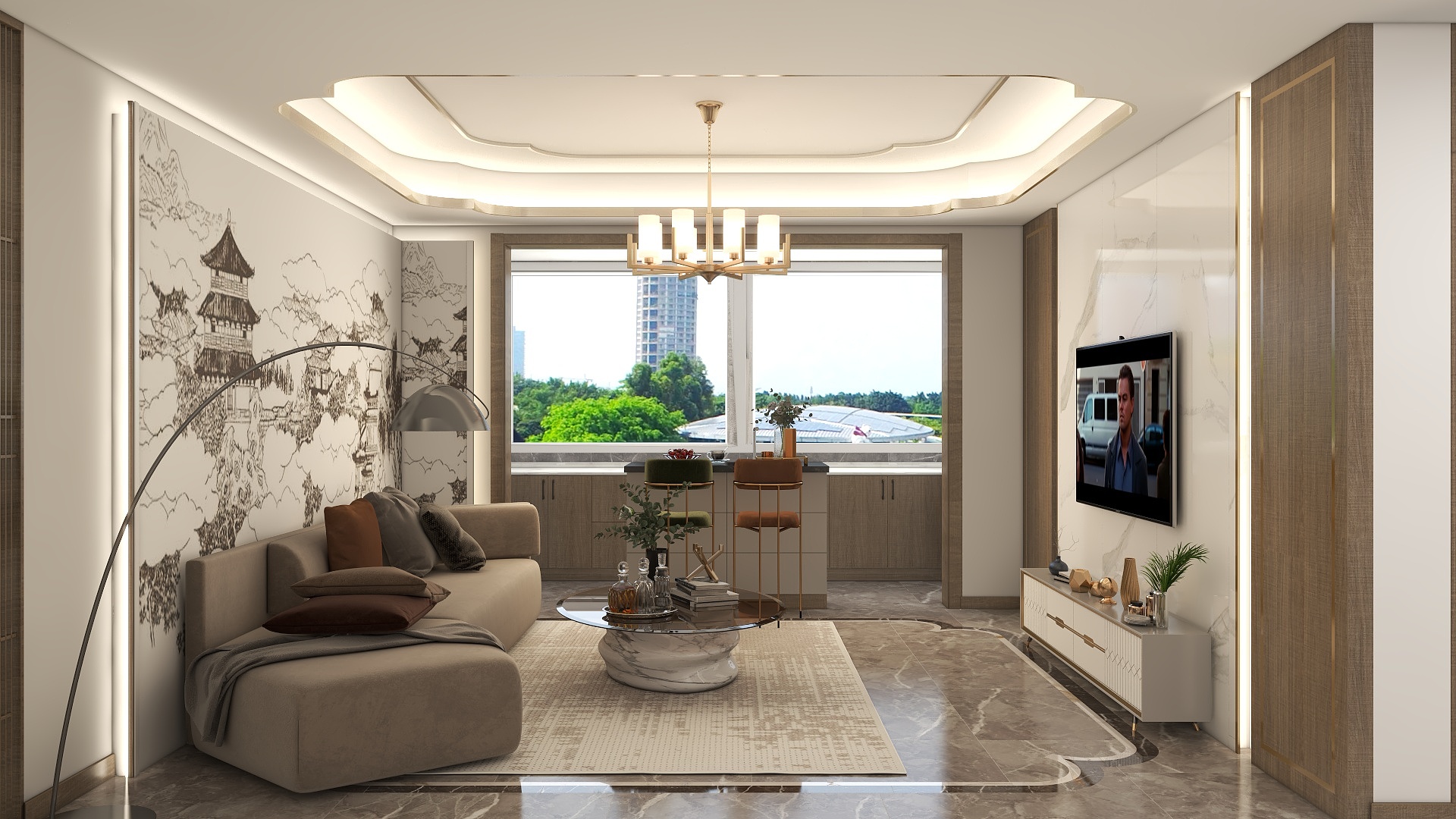 家装辉设计-150㎡3室-装修设计方案