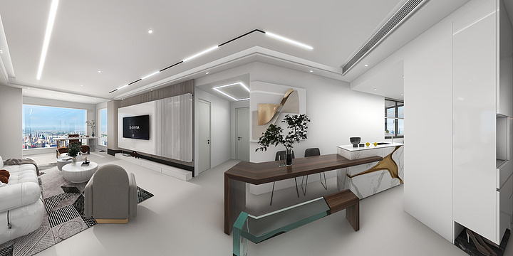 壹铭設計-泊景湾-装修设计方案