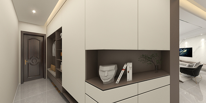 彦匠装饰一匡设计-馨雅景苑1-1303室-装修设计方案