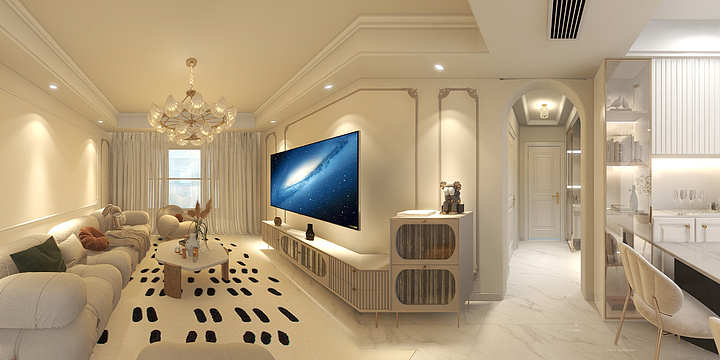 筑远设计-中南28#2204轻法式-装修设计方案