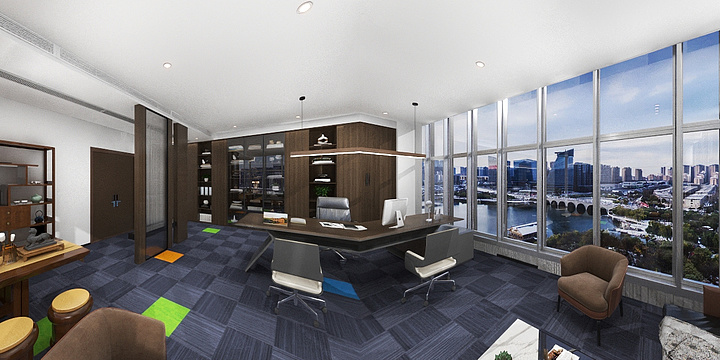 可乐Pepsi-兴旺香汇彩云办公室-装修设计方案