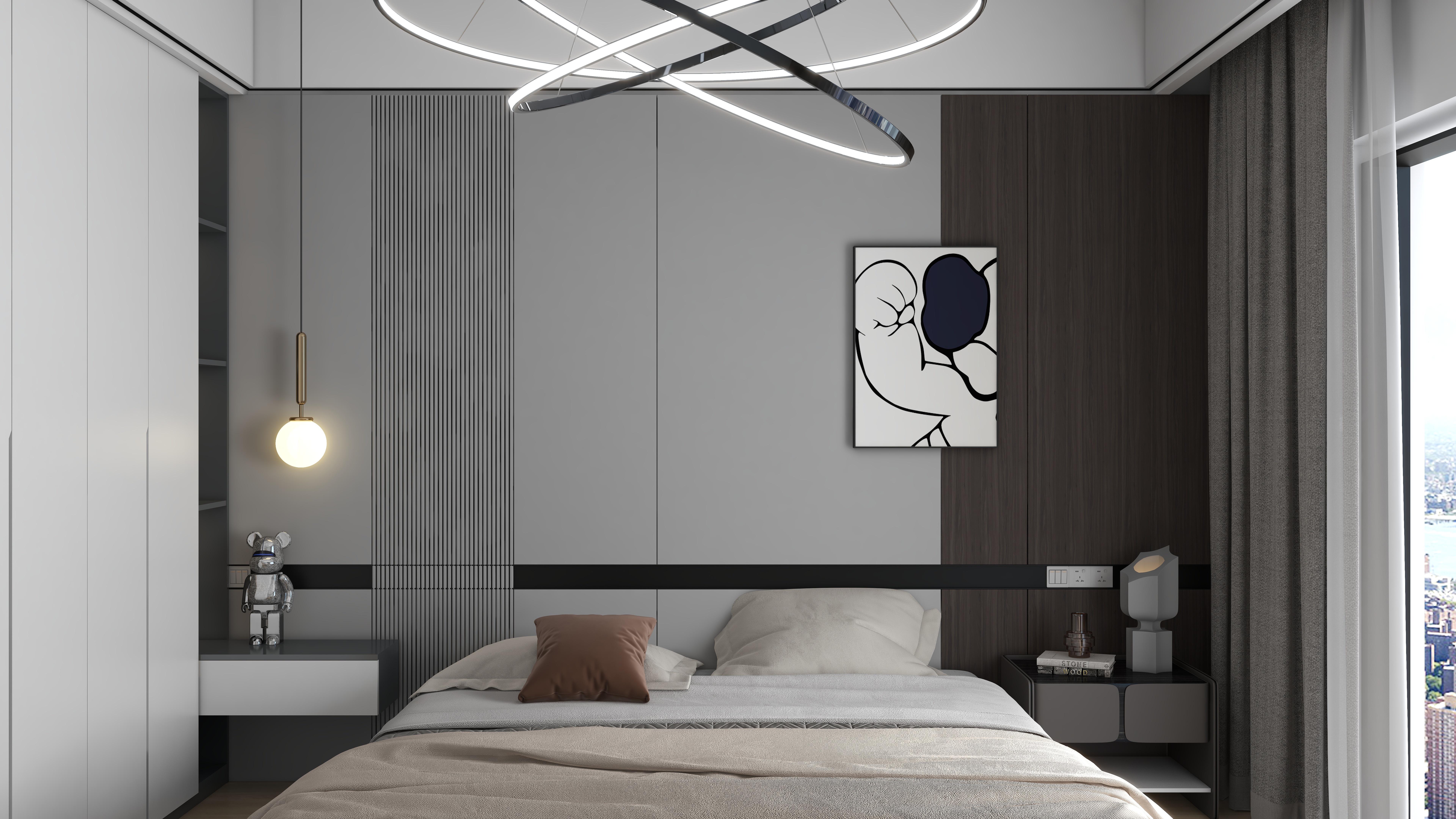 謝凌设计-104㎡3室-装修设计方案