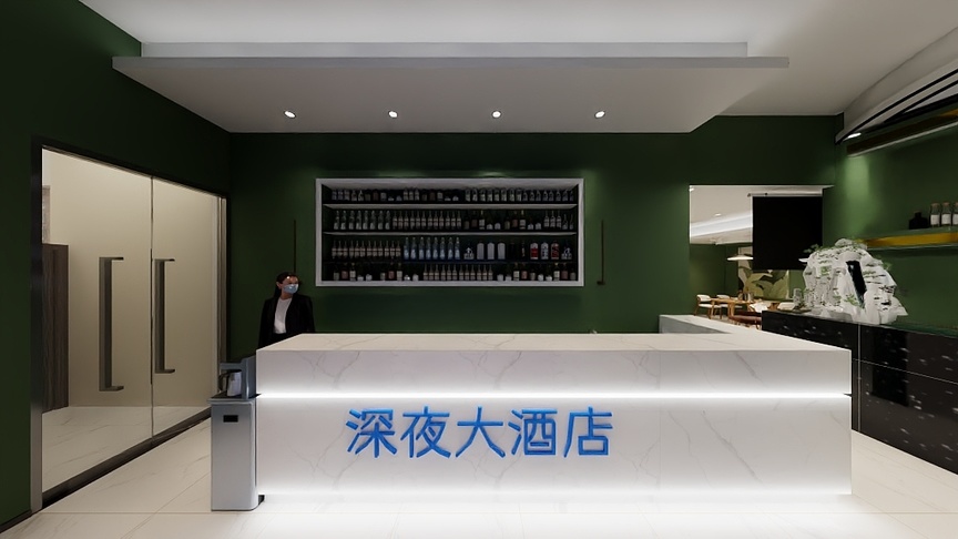 海蒽nikita月琳大鑫-餐饮平层装修效果图