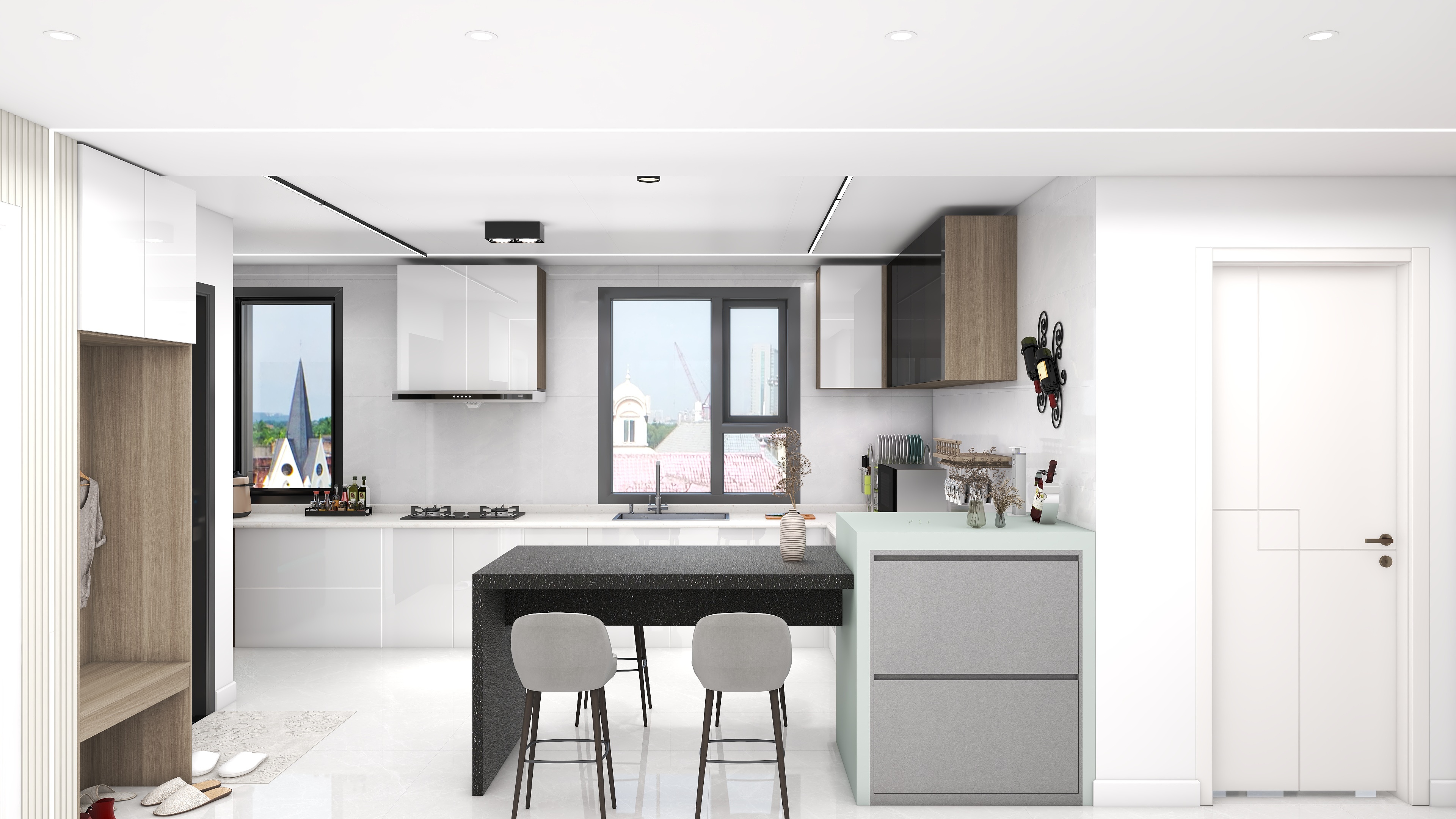 designer王cy-毕业设计107平米户型-装修设计方案