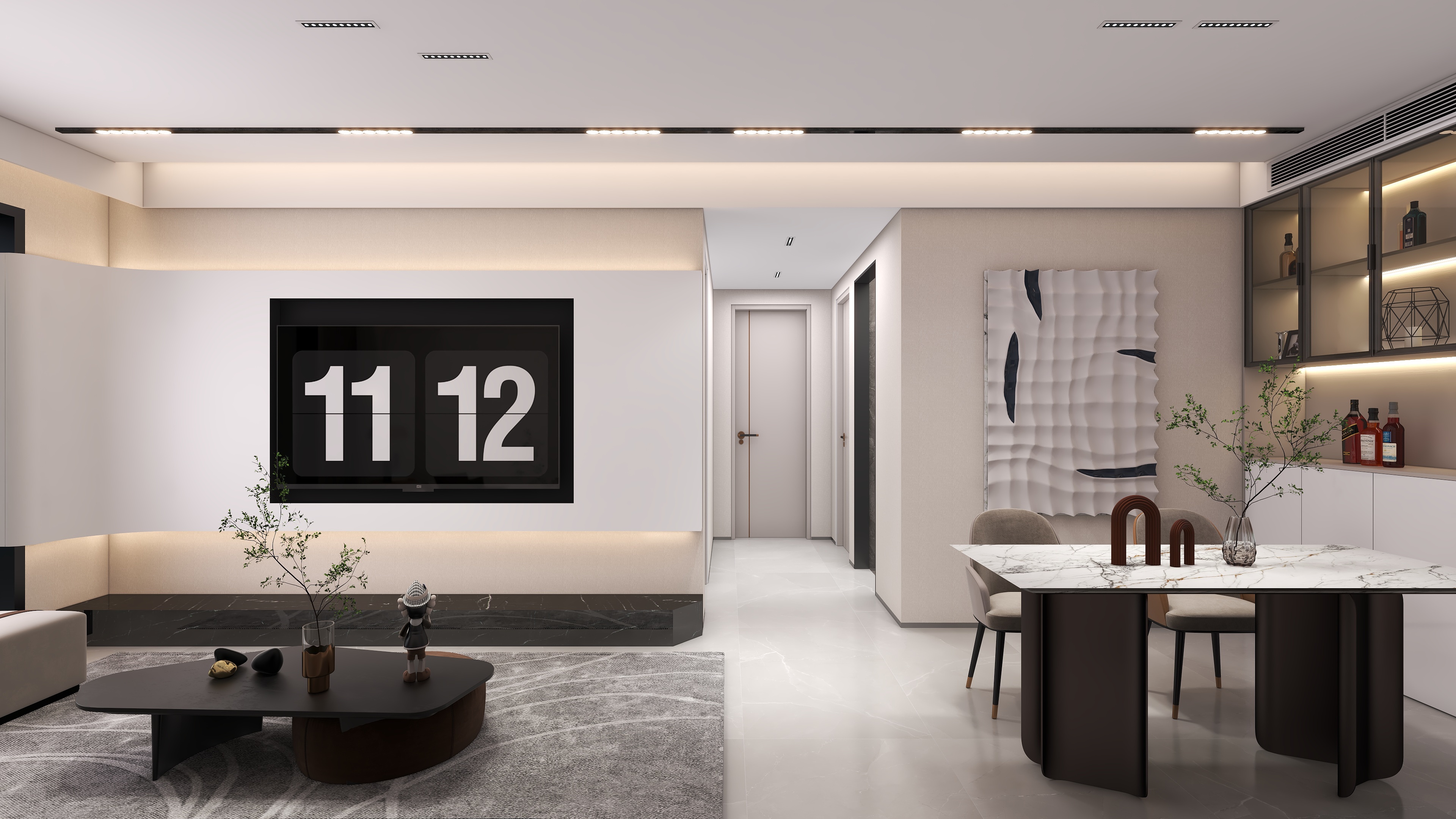 Ms装饰设计工作室-正弘熙悦109㎡3室-装修设计方案