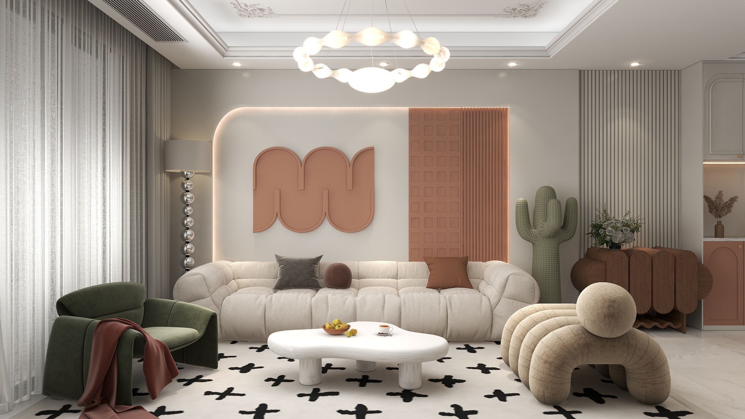 yu@设计-佑江单位房25#-05户型奶油-Model_00-装修设计方案