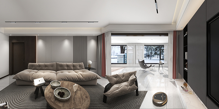 添彩装饰装修有限公司-水云居B户型-1-装修设计方案