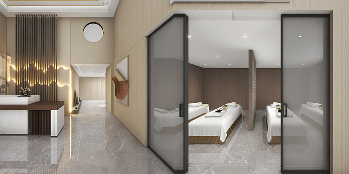 寻梵-新中式按摩店-装修设计方案