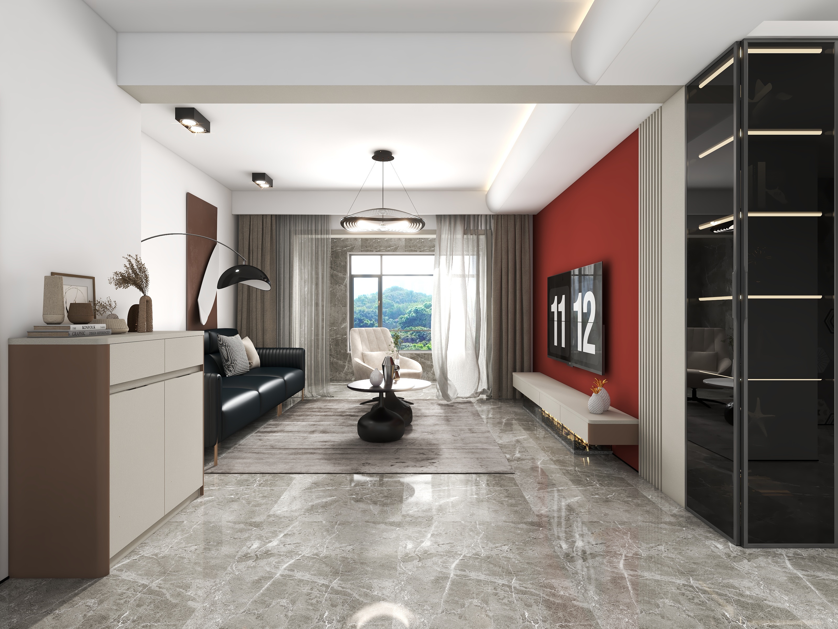 室内设计张皓晨-现代简约-装修设计方案