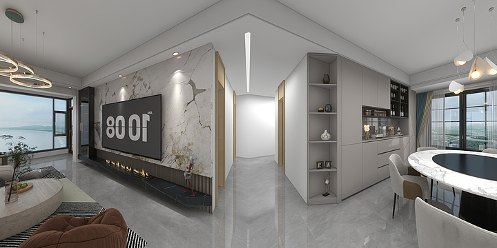 润阿-河源万达东江城-琴姐-装修设计方案